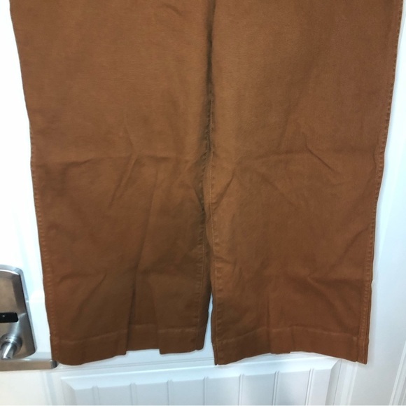 Madewell Burnt Orange Wide Leg Jeans Size 35 - Picture 3 of 11